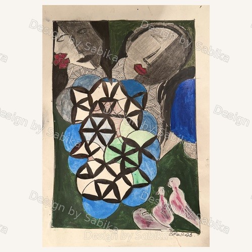 Kaleidoscope — Abstract Canvas Art by Design by Sabika
